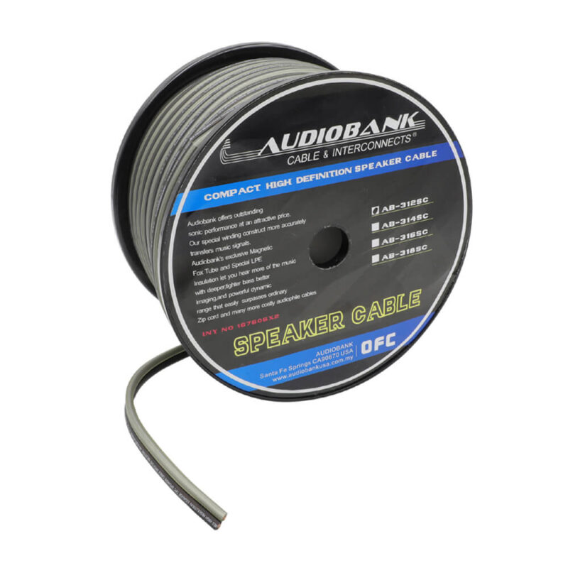 PURE COPPER OFC SPEAKER CABLE Audio Bank ULTIMATE AUDIO FORCE